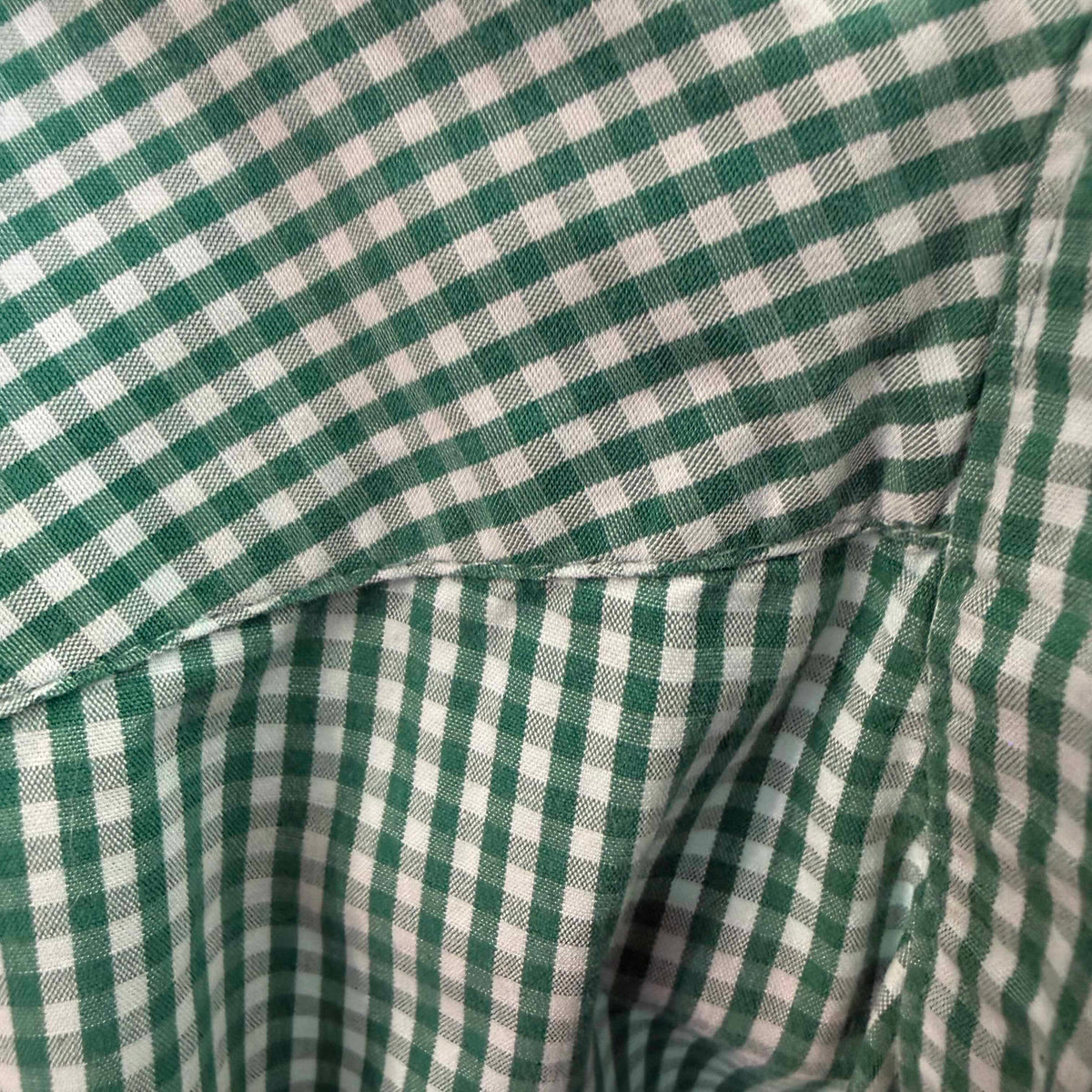 Izod, Green, Ruffled Collar Shirt, XL
